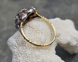 18ct Georgian rose cut diamond ring