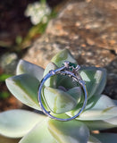 platinum emerald and diamond estate ring